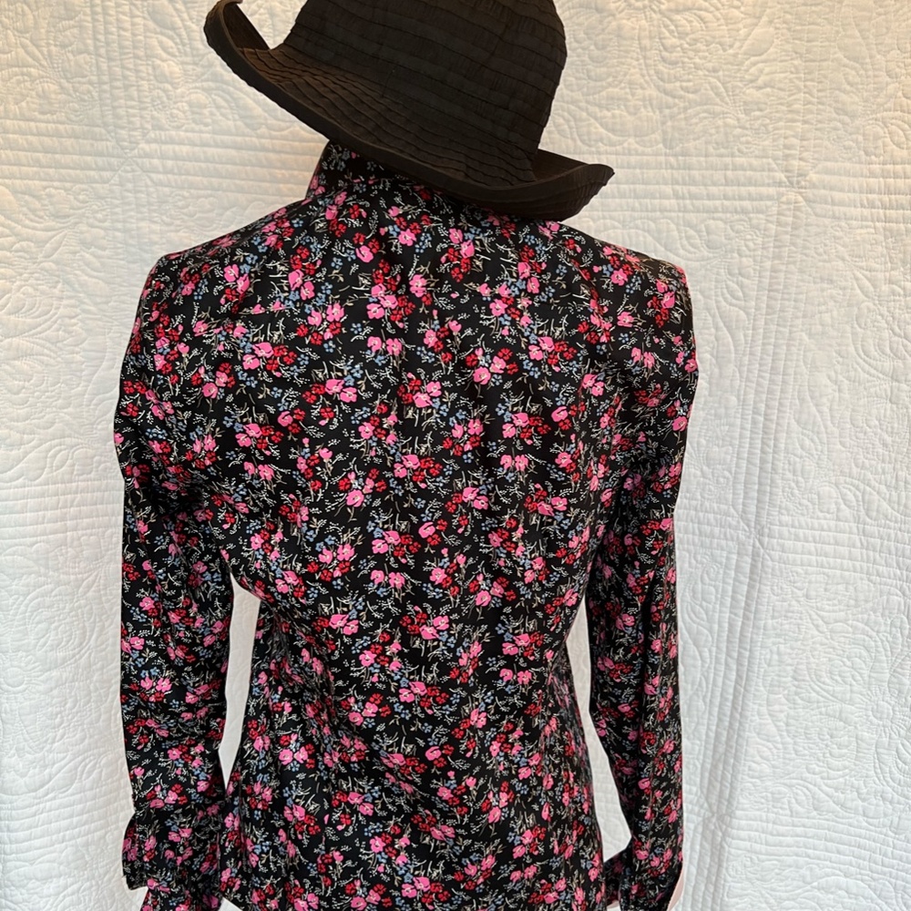 Chaps Cotton Button Down Blouse - image 4